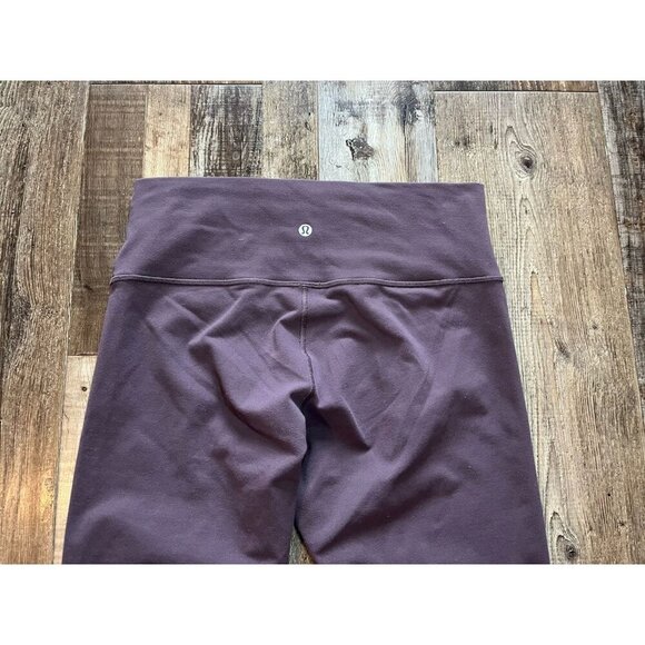 Lululemon Wunder Under Hi-Rise 7/8 Tight Full-On Luon 25" Black Cherry Size 10 - Picture 8 of 8